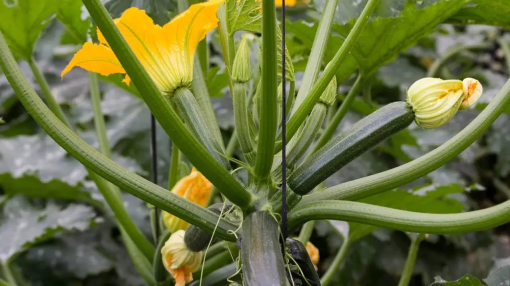 growing zucchini vertically