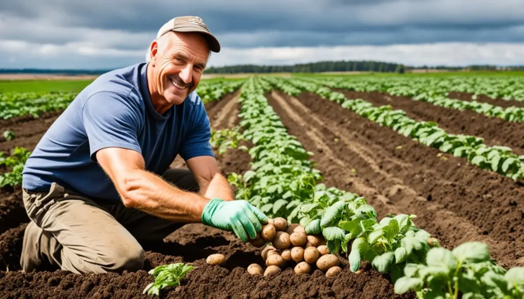 Harvesting Potatoes