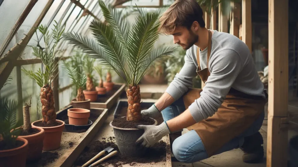 Planting and Transplanting Date Palms