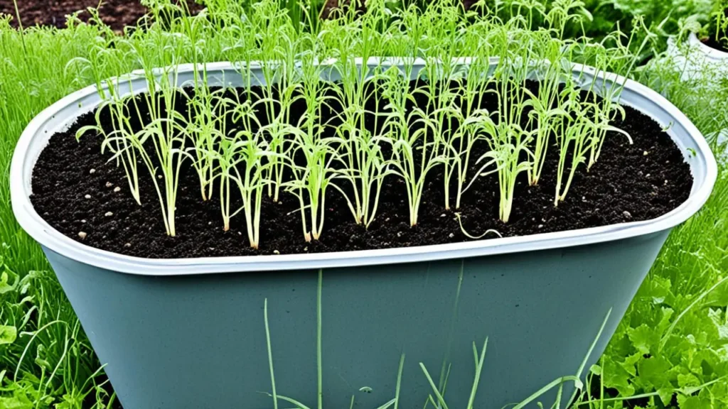 how to grow onion in a container