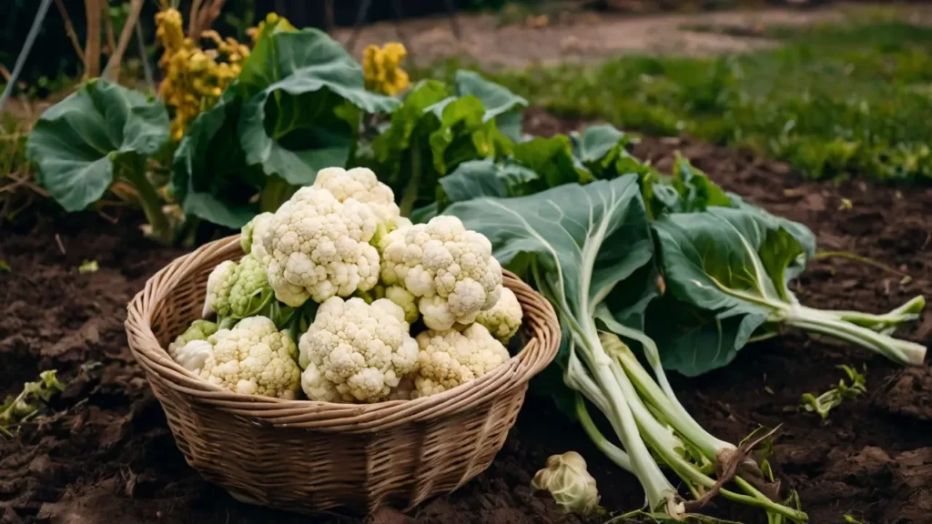 how to harvest cauliflower