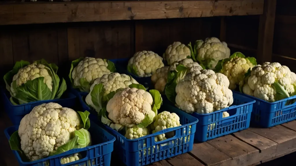 how to store cauliflower