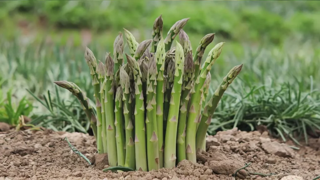 how to grow asparagus from roots