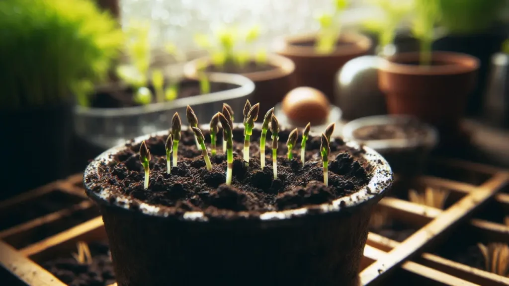 how to grow asparagus from seed