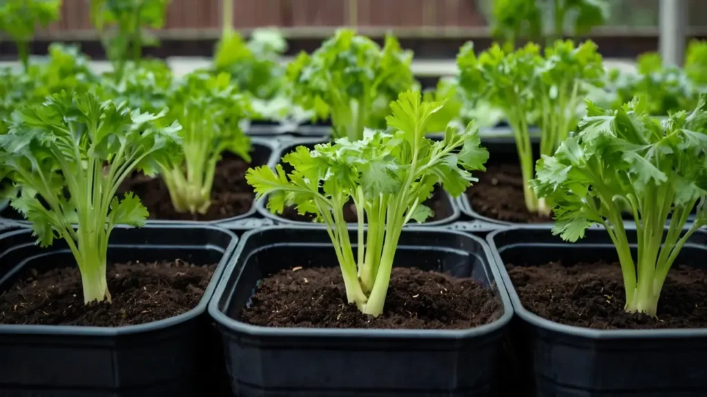 how to grow celery in containers