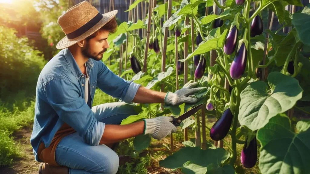 how to grow eggplant in a container