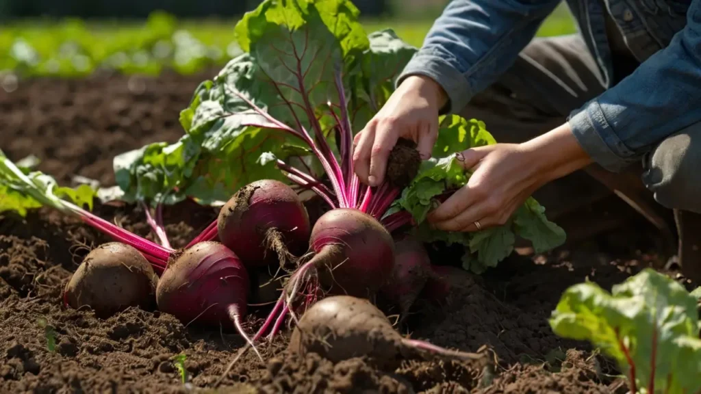 how to harvest beets