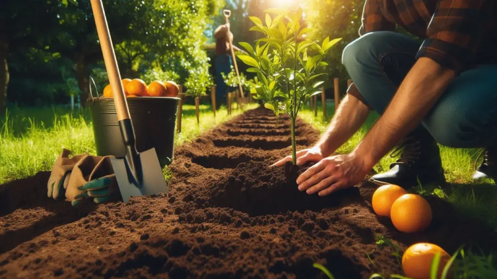 how to plant an orange tree from a seed