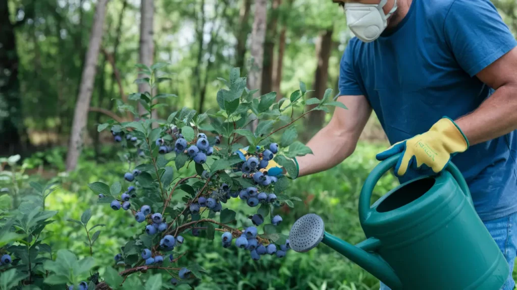 how to care for blueberry bushes