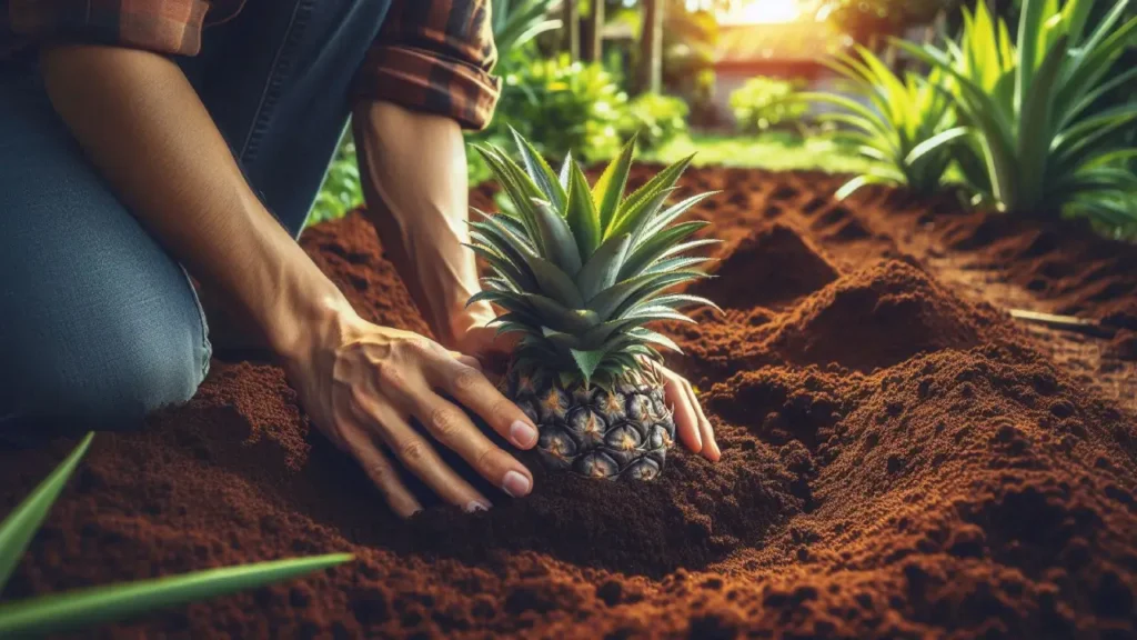 how to grow a pineapple from a pineapple