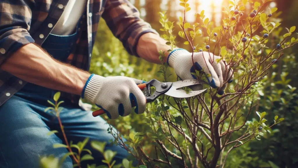 how to take care blueberry plant